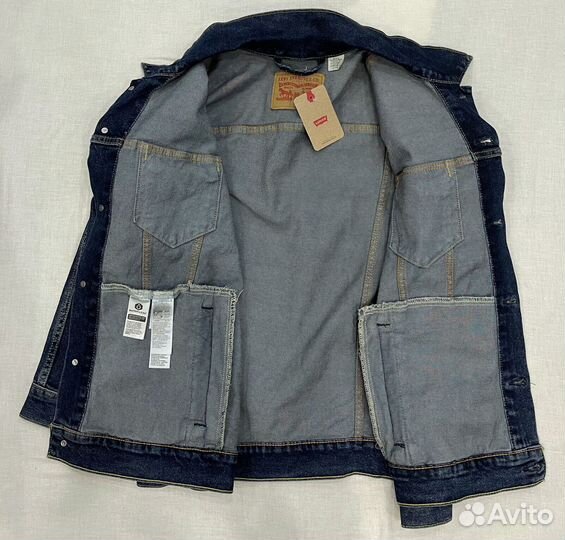 Levis Trucker Jacket Dark Wash размер XL