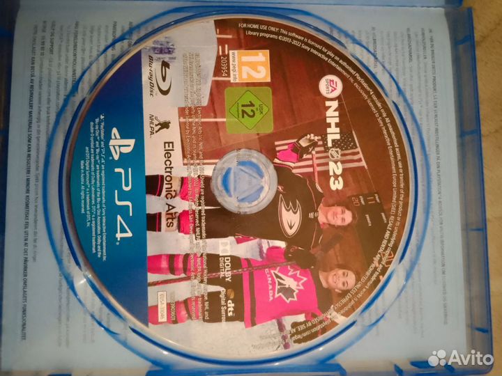 Диск NHL23 для PS4
