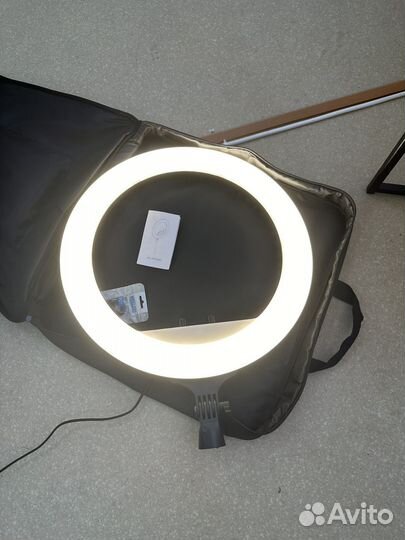 Кольцевая лампа со штативом 45см