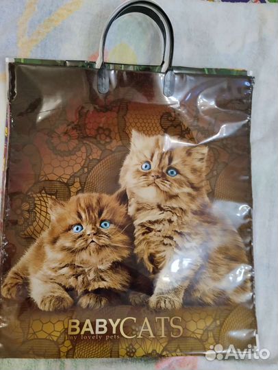 Пакет с пластиковой ручкой 40х44