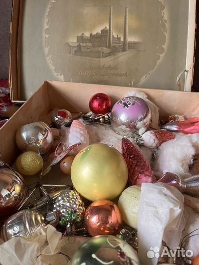 Елочные игрушки СССР