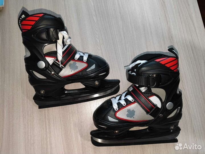 Коньки раздвижные 30 33