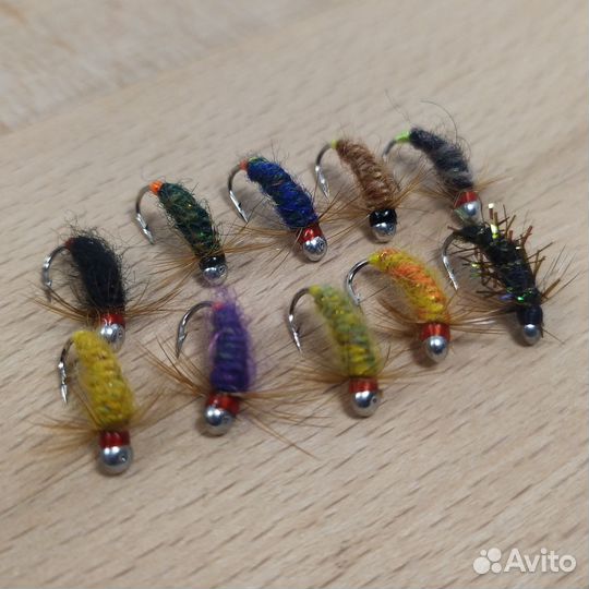 Набор мушек на хариуса и ленка