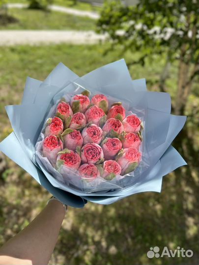 Сладкий букет тюльпанов из домашнего зефира