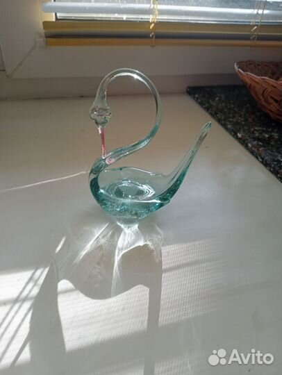 Лебедь стекло СССР
