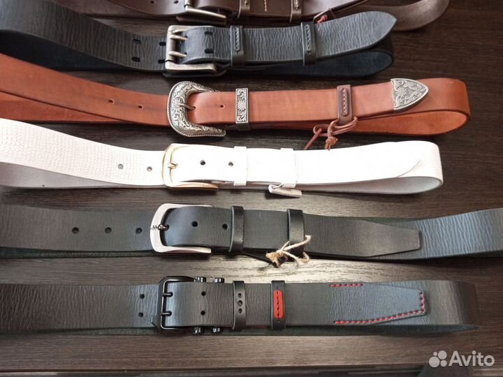Ремени кожаные
