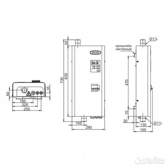 Электрический котел Zota Lux 9 кВт