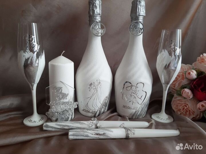 Свадебные аксессуары набором