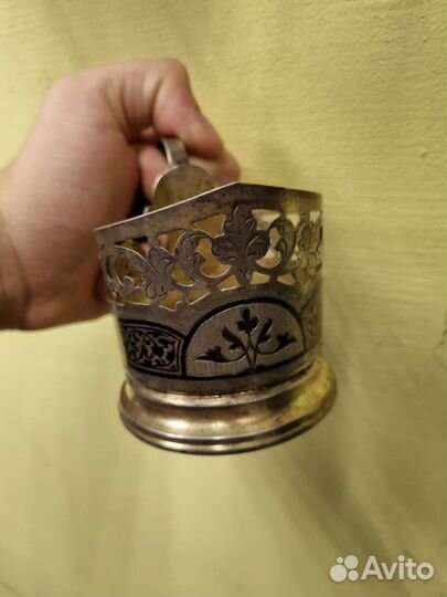 Подстаканники СССР серебро 875
