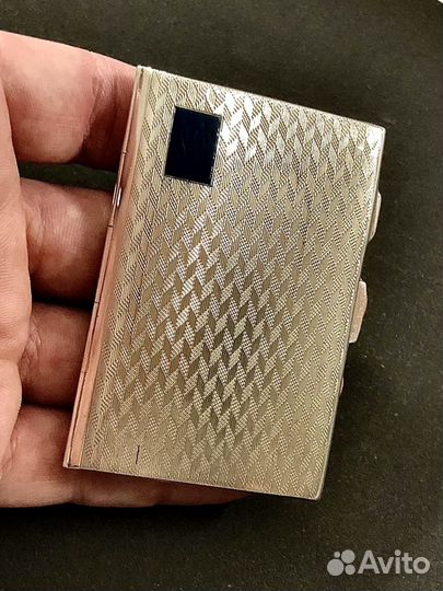 Портсигар старинный серебро 1925 год