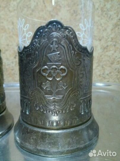 Подстаканники Олимпиада-80 два вида СССР