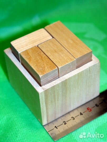 Головоломка деревянный куб