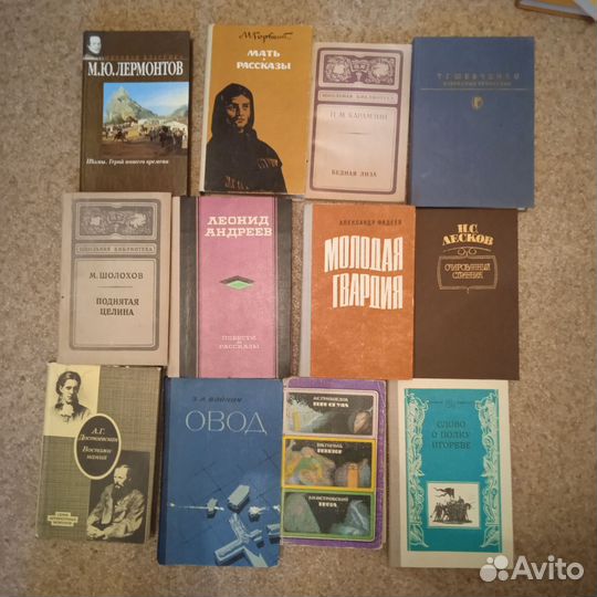 Книги школьная литература