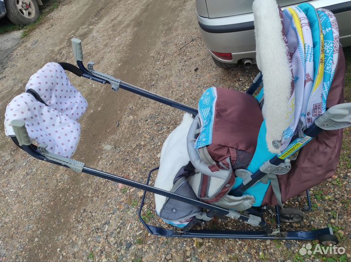 Санки коляска ника 7-7