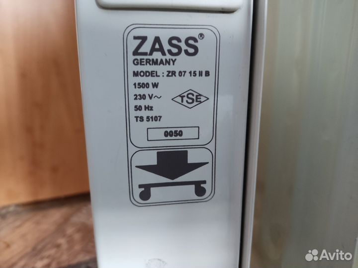 Масляный обогреватель zass