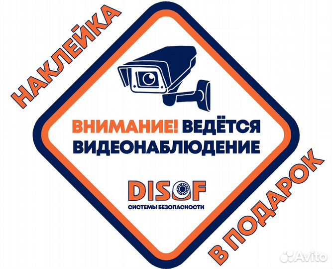 Видеонаблюдение комплект AHD с 4G №325