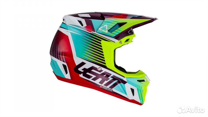 Мотошлем Leatt Moto 8.5 Helmet Kit Neon, M размер