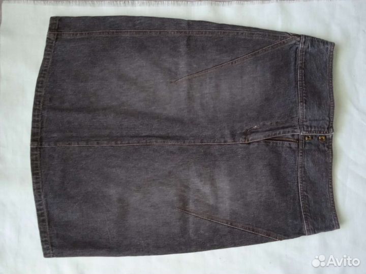 Джинсовая юбка длинная короткая levi strauss