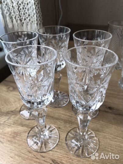 Фужеры хрустальные СССР