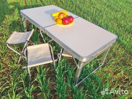 Стол складной туристический 2 стула