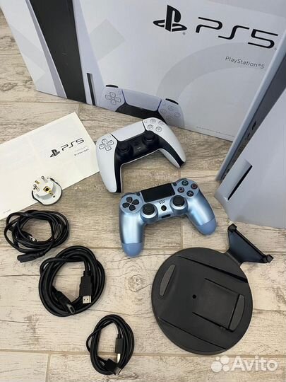 Sony Ps5 дисковод Гарантия 2 геймп 450 игр