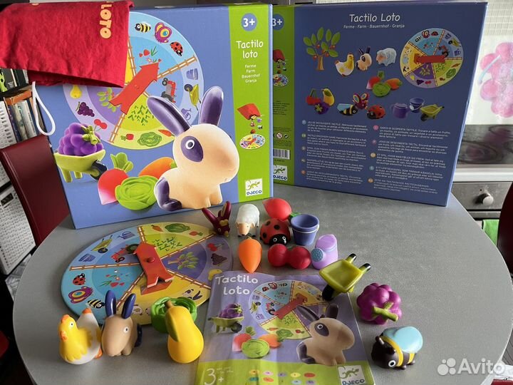 Люданимо, тактильное лото Djeco, ELC