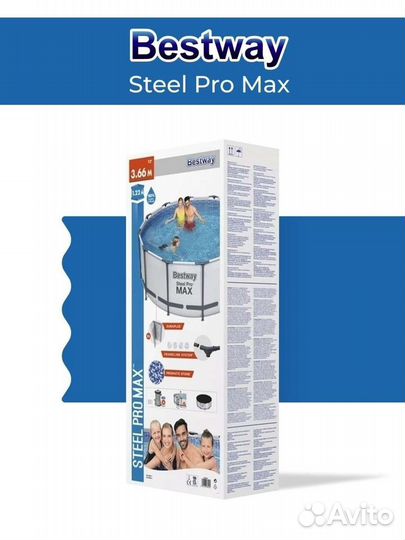 Каркасный бассейн 366х122