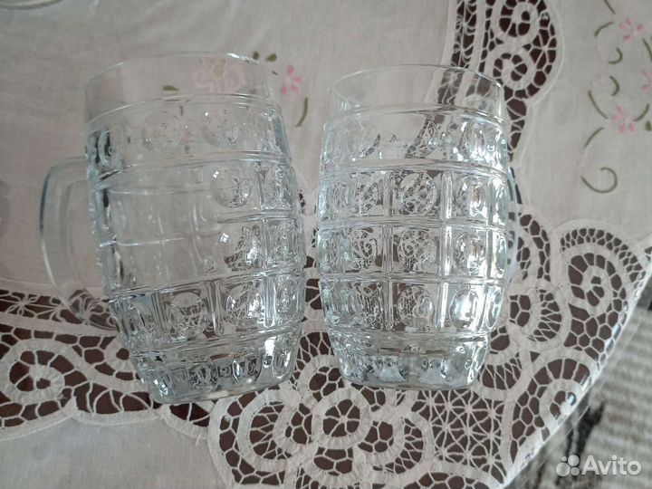 Кружка пивная керамика и стекло СССР