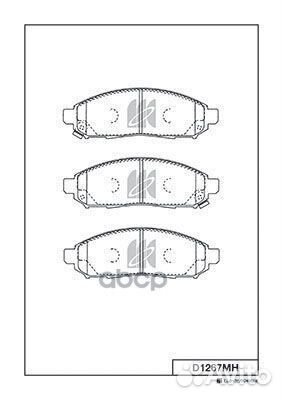 Колодки тормозные nissan pathfinder 05- 2.5 DIE