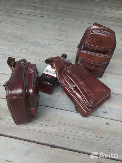 Мужская кожаная сумка оптом