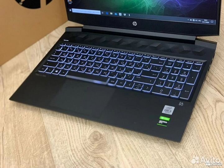 Топ HP Gaming i5-10300 16Gb GTX 1650Ti SSD512