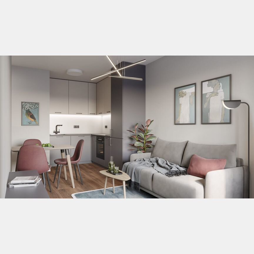 1-к. квартира, 36,3 м², 10/12 эт.