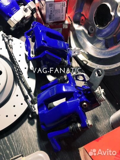 Комплект спорт тормозов перед+зад 340/310