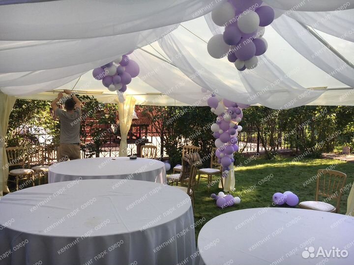 Аренда шатров/текстиля/мебели