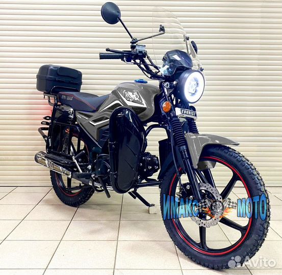 Мопед Alpha Турист дв. 110 см3 (S2) серый