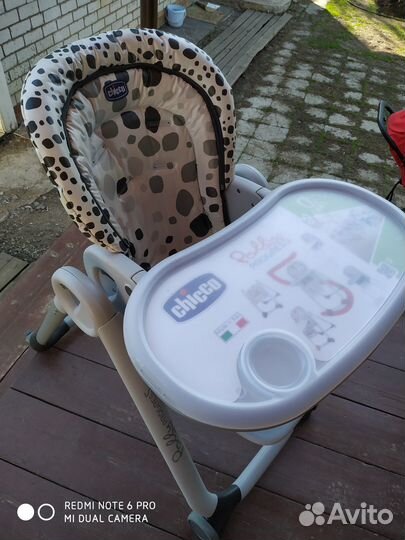 Стульчик для кормления chicco polly progress 5