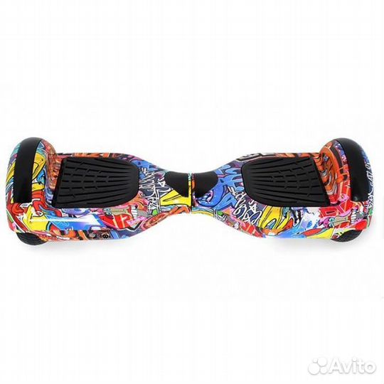 Гироскутер smart balance wheel 6.5 дюймов граффити