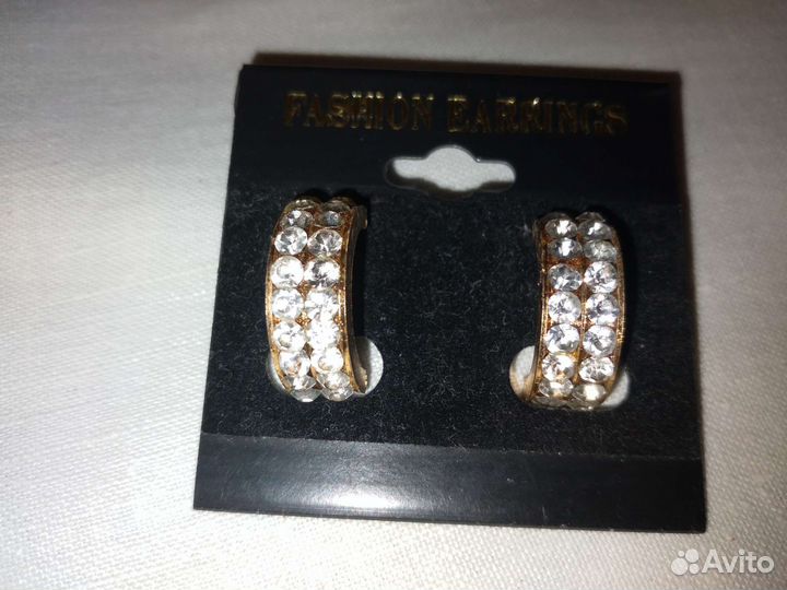 Серьги клипсы