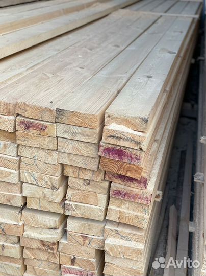 Доска обрезная 25х100х6000мм от производителя