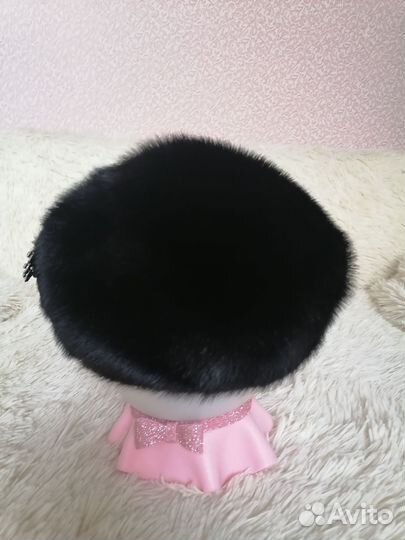 Берет женский норковый