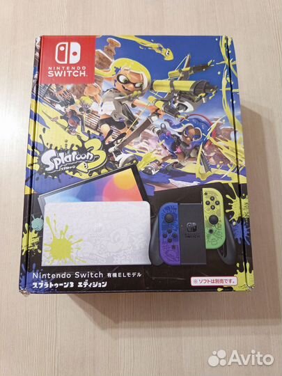 Прошита Nintendo Switch oled Splatoon лимитка