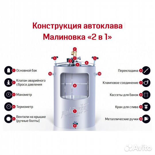 Автоклав-дистиллятор 