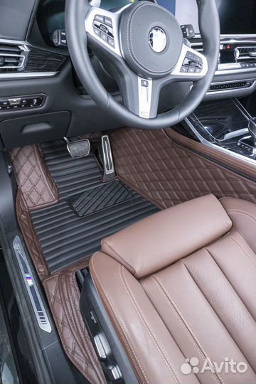 3Д коврики из экокожи в салон автомобиля