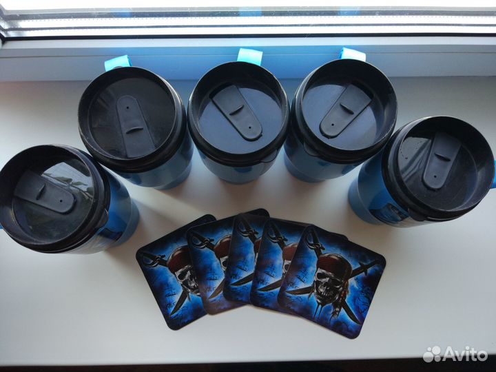 Стаканы пираты Карибского моря