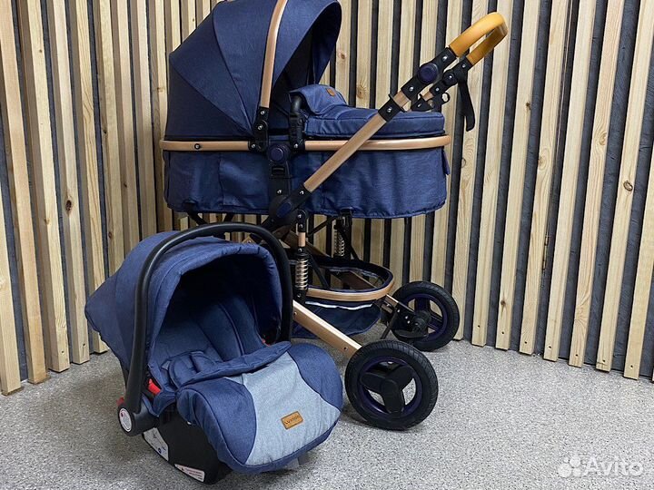 Коляска трансформер 3 в 1 новая