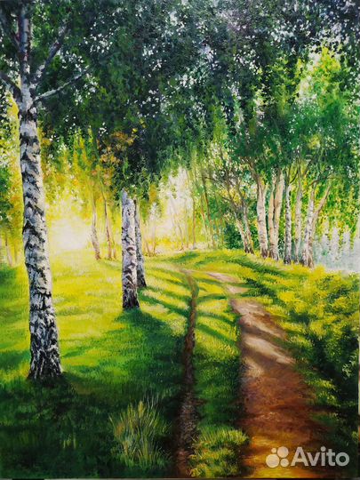 Картина маслом пейзаж
