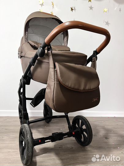 Коляска tutis viva life 2 в 1 2020г экокожа