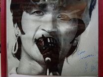 Автограф В Цоя 1984г взят после рок фестиваля