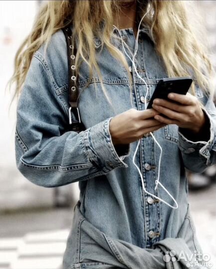 Джинсовый комбенизон Зара S