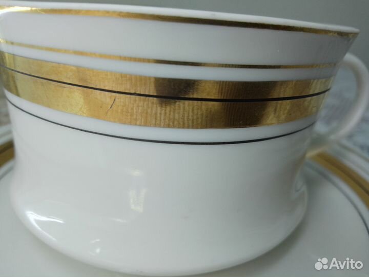 Очень редкая чайная пара Скорлупка Барановка